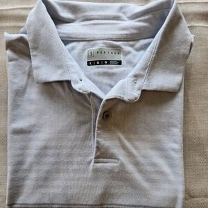 PGA Tour Men's Polo Golf Shirt in Soft Gray
